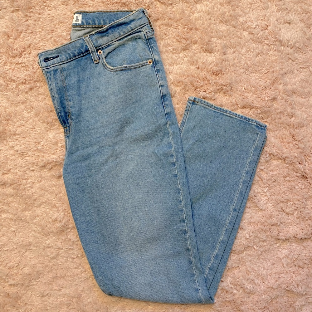 NWOT Abercrombie & Fitch The 90’s Slim Straight Ultra High Rise - Picture 2 of 5